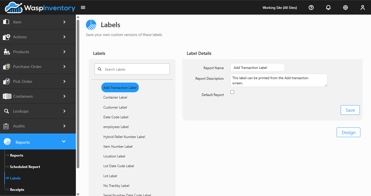 Generating labels